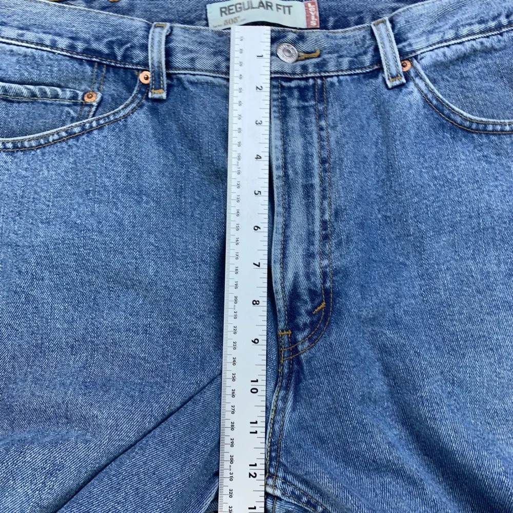 Levi's 505 Jeans Mens 38x30 Blue Y2K Vintage Regular Fit Straight Leg